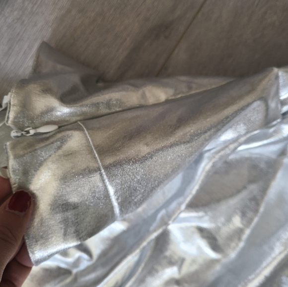 ZARA BRAND NEW METALLIC STRAPLESS DRESS SIZE SMALL - Picture 8 of 8